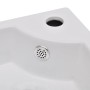 Lavabo con rebosadero blanco 45x32x12,5 cm de vidaXL, Lavabos - Ref: Foro24-140697, Precio: 58,37 €, Descuento: %