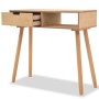 Mesa consola de madera maciza de pino 80x30x72 cm marrón de vidaXL, Mesas auxiliares - Ref: Foro24-244739, Precio: 100,99 €, ...