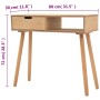 Mesa consola de madera maciza de pino 80x30x72 cm marrón de vidaXL, Mesas auxiliares - Ref: Foro24-244739, Precio: 100,99 €, ...