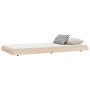 Estructura de cama madera maciza de pino 90x190 cm de vidaXL, Camas y somieres - Ref: Foro24-823504, Precio: 84,99 €, Descuen...