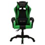 Silla gaming con luces LED RGB cuero sintético verde y negro de vidaXL, Sillas de oficina - Ref: Foro24-287999, Precio: 194,9...