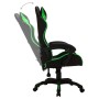 Silla gaming con luces LED RGB cuero sintético verde y negro de vidaXL, Sillas de oficina - Ref: Foro24-287999, Precio: 194,9...