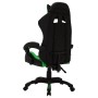 Silla gaming con luces LED RGB cuero sintético verde y negro de vidaXL, Sillas de oficina - Ref: Foro24-287999, Precio: 194,9...