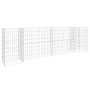 H-shaped gabion planter made of steel wire, 260x40x80 cm by vidaXL, Pots and planters - Ref: Foro24-145660, Price: 82,68 €, D...