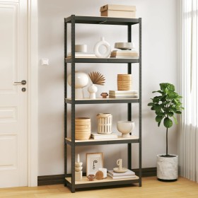 Storage shelf 5 levels steel and anthracite plywood by vidaXL, Industrial shelving - Ref: Foro24-152858, Price: 54,12 €, Disc...