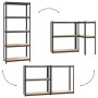 Storage shelf 5 levels steel and anthracite plywood by vidaXL, Industrial shelving - Ref: Foro24-152858, Price: 59,36 €, Disc...