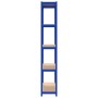 Storage shelving 5 levels blue plywood steel by vidaXL, Industrial shelving - Ref: Foro24-152856, Price: 48,70 €, Discount: %