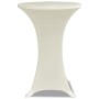 2 Fitted Cream Tablecloths for Standing Table - 80cm Diameter by vidaXL, Covers - Ref: Foro24-241209, Price: 25,54 €, Discoun...