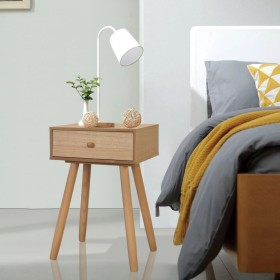 Bedside tables 2 pcs solid brown pine wood 40x30x61cm by vidaXL, Nightstands - Ref: Foro24-244742, Price: 91,40 €, Discount: %