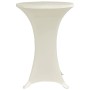 Mantel elástico para mesa alta 4 unidades color crema Ø80 cm de vidaXL, Fundas - Ref: Foro24-279076, Precio: 43,87 €, Descuen...