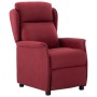 Sillón reclinable de tela rojo tinto de vidaXL, Sillones - Ref: Foro24-289779, Precio: 193,99 €, Descuento: %