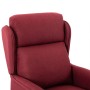 Sillón reclinable de tela rojo tinto de vidaXL, Sillones - Ref: Foro24-289779, Precio: 193,99 €, Descuento: %