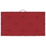 Cojín para palé de suelo algodón rojo burdeos 73x40x7 cm de vidaXL, Cojines para sillas y sofás - Ref: Foro24-324687, Precio:...