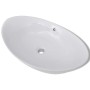 Lavabo ovalado y orificio desbordamiento cerámica 59x38,5 cm de vidaXL, Lavabos - Ref: Foro24-140679, Precio: 83,99 €, Descue...