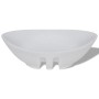 Lavabo ovalado y orificio desbordamiento cerámica 59x38,5 cm de vidaXL, Lavabos - Ref: Foro24-140679, Precio: 83,99 €, Descue...