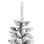 Narrow artificial Christmas tree with snow PVC and PE 240 cm by vidaXL, Christmas trees - Ref: Foro24-345197, Price: 149,91 €...