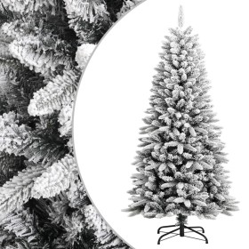 Árbol de Navidad artificial con nieve PVC y PE 120 cm de vidaXL, Arboles de navidad - Ref: Foro24-345188, Precio: 57,57 €, De...