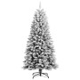 Artificial Christmas tree with snow PVC and PE 120 cm by vidaXL, Christmas trees - Ref: Foro24-345188, Price: 48,17 €, Discou...