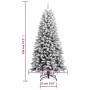 Künstlicher Weihnachtsbaum mit Schnee PVC und PE 120 cm von vidaXL, Weihnachtsbäume - Ref: Foro24-345188, Preis: 48,17 €, Rab...