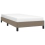 Estructura de cama de tela gris taupe 90x190 cm de vidaXL, Camas y somieres - Ref: Foro24-346684, Precio: 82,66 €, Descuento: %