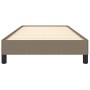 Estructura de cama de tela gris taupe 90x190 cm de vidaXL, Camas y somieres - Ref: Foro24-346684, Precio: 82,66 €, Descuento: %