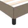 Estructura de cama de tela gris taupe 90x190 cm de vidaXL, Camas y somieres - Ref: Foro24-346684, Precio: 82,66 €, Descuento: %