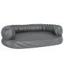 Cama para perros de espuma cuero sintético gris 75x53 cm de vidaXL, Camas para perros - Ref: Foro24-171317, Precio: 52,26 €, ...