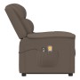 Gray synthetic leather elevating massage chair by vidaXL, Electric massage chairs - Ref: Foro24-3098291, Price: 366,61 €, Dis...