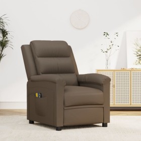 Gray synthetic leather electric massage chair by vidaXL, Electric massage chairs - Ref: Foro24-3098997, Price: 254,99 €, Disc...