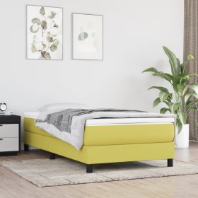 Estructura de cama de tela verde 80x200 cm de vidaXL, Camas y somieres - Ref: Foro24-3120475, Precio: 68,99 €, Descuento: %