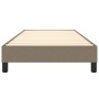 Taupe gray fabric bed frame 90x190 cm by vidaXL, Beds and slatted bases - Ref: Foro24-3120480, Price: 82,52 €, Discount: %