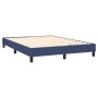 Box spring bed with blue fabric mattress 140x190 cm by vidaXL, Beds and slatted bases - Ref: Foro24-3126243, Price: 462,97 €,...