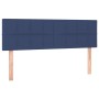 Cama box spring con colchón tela azul 140x190 cm de vidaXL, Camas y somieres - Ref: Foro24-3126243, Precio: 415,11 €, Descuen...