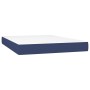 Cama box spring con colchón tela azul 140x190 cm de vidaXL, Camas y somieres - Ref: Foro24-3126643, Precio: 455,29 €, Descuen...