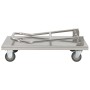 Carro portaequipajes acero inoxidable plateado 82x53x86 cm de vidaXL, Carros de cocina y comedor - Ref: Foro24-50919, Precio:...