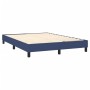 Cama box spring con colchón tela azul 140x190 cm de vidaXL, Camas y somieres - Ref: Foro24-3129551, Precio: 452,06 €, Descuen...