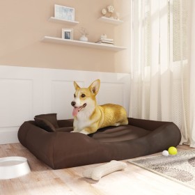 Cojín para perros con almohadas tela oxford marrón 115x100x20cm de vidaXL, Camas para perros - Ref: Foro24-171197, Precio: 56...