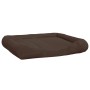 Cojín para perros con almohadas tela oxford marrón 115x100x20cm de vidaXL, Camas para perros - Ref: Foro24-171197, Precio: 56...