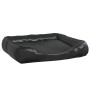 Black synthetic leather dog bed 105x80x25 cm by vidaXL, Beds for dogs - Ref: Foro24-171248, Price: 59,22 €, Discount: %