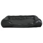 Black synthetic leather dog bed 105x80x25 cm by vidaXL, Beds for dogs - Ref: Foro24-171248, Price: 59,22 €, Discount: %