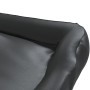 Black synthetic leather dog bed 105x80x25 cm by vidaXL, Beds for dogs - Ref: Foro24-171248, Price: 59,22 €, Discount: %