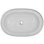 Lavabo ovalado de cerámica blanco 63x42 cm de vidaXL, Lavabos - Ref: Foro24-140673, Precio: 67,52 €, Descuento: %