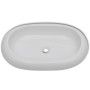 Lavabo ovalado de cerámica blanco 63x42 cm de vidaXL, Lavabos - Ref: Foro24-140673, Precio: 67,52 €, Descuento: %