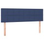 Cama box spring con colchón tela azul 140x190 cm de vidaXL, Camas y somieres - Ref: Foro24-3140615, Precio: 443,11 €, Descuen...