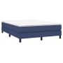 Box spring bed with blue fabric mattress 140x190 cm by vidaXL, Beds and slatted bases - Ref: Foro24-3144075, Price: 356,99 €,...