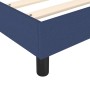 Box spring bed with blue fabric mattress 140x190 cm by vidaXL, Beds and slatted bases - Ref: Foro24-3144075, Price: 356,99 €,...