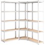 Shelving 5 levels 3 units steel plywood silver by vidaXL, Industrial shelving - Ref: Foro24-3154162, Price: 130,56 €, Discoun...