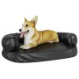 Cama para perros de espuma cuero sintético negro 88x65 cm de vidaXL, Camas para perros - Ref: Foro24-171324, Precio: 63,82 €,...