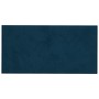 Wall panels 12 pcs blue synthetic leather 30x15 cm 0.54 m² by vidaXL, Wall covering - Ref: Foro24-343778, Price: 30,99 €, Dis...