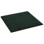 Wall panels 12 pcs dark green velvet 30x30 cm 1.08m² by vidaXL, Wall covering - Ref: Foro24-343809, Price: 42,14 €, Discount: %